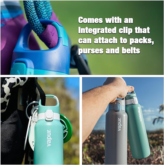 Vapur Chill Insulated BPA-Free reusable bottle with Lockable lid and EZ Flow spout