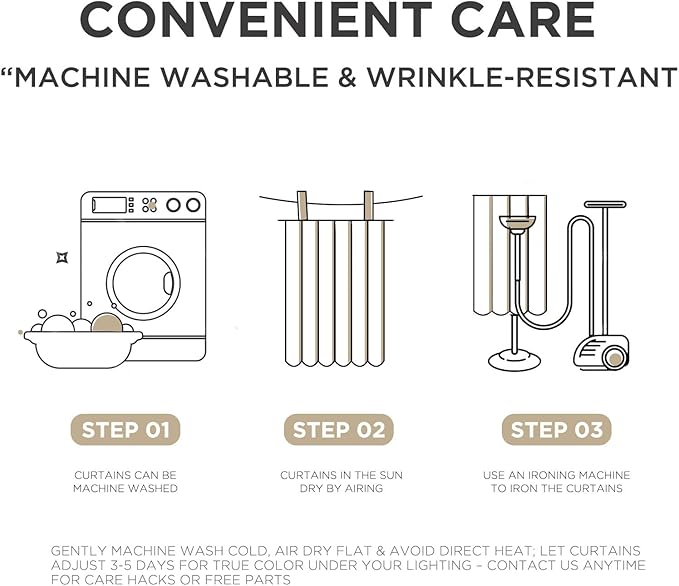 Joydeco Pinch Pleated Linen Curtains Darkening Drapes for Bedroom, 100% Blackout Drapes 96 inches Long 2 Panels Heat Blocking Curtains(Linen,40'' Wx96'' L)