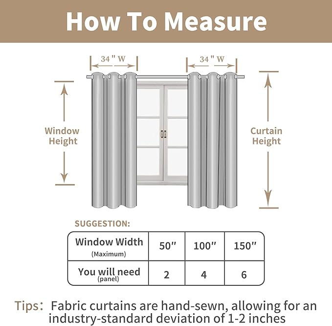 LAMIT Short Linen Curtains 40 Inch Length for Small Window, Fresh Green Light Filtering Semi Sheer Panels Bronze Grommet Neutral Drapes for Basement/Window, 2 Panels, 34 x 40 Inch