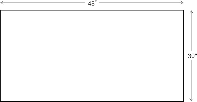 Calloway Mills 152963048B Black Border 30" x 48" Monogram Doormat Letter (B)