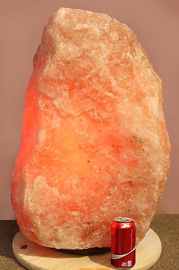 Giant Natural Himalayan Crystal Rock Salt Lamp 235~250 lbs