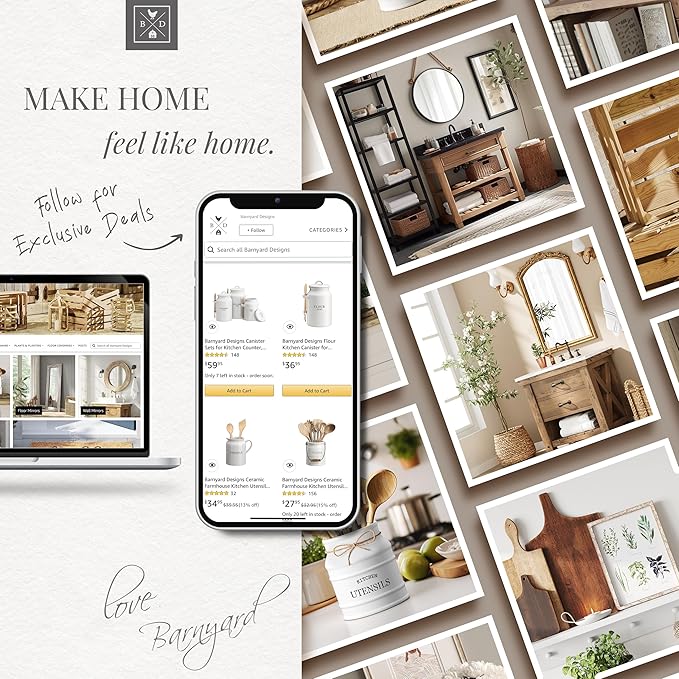 Barnyard Designs Natural Coco Coir Heavy Duty Backing Doormat - Large Cute Non-Slip Front Door Welcome Mat for Outside Entrance or Porch Entry, Brown (17x30, Welcome Paws)