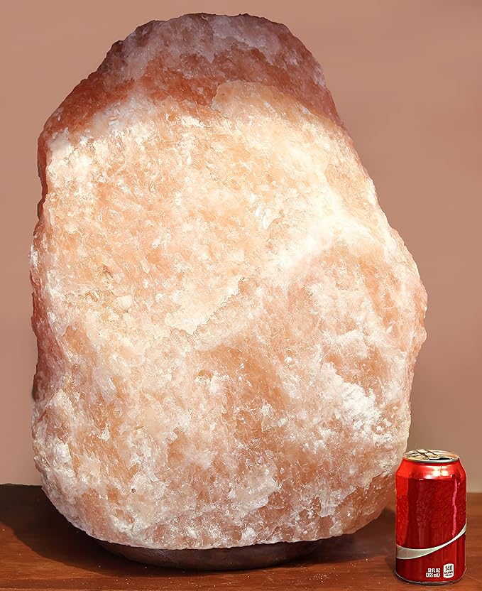 Giant Natural Himalayan Crystal Rock Salt Lamp 170~185 lbs