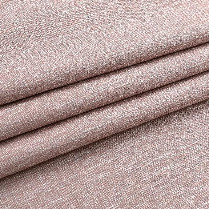 Vision Home Pink Total Blackout Curtains Pinch Pleated Room Darkening Window Panels 63 inch for Girls Bedroom Living Room Thermal Insulated Pinch Pleat Pink Drapes with Hooks Back Tab 40" Wx63 Lx2